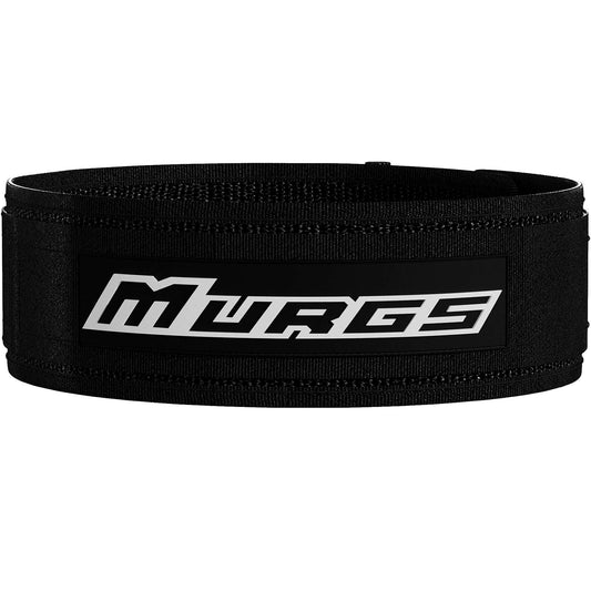 Murgs 4'' self locking weightlifting belt in Black