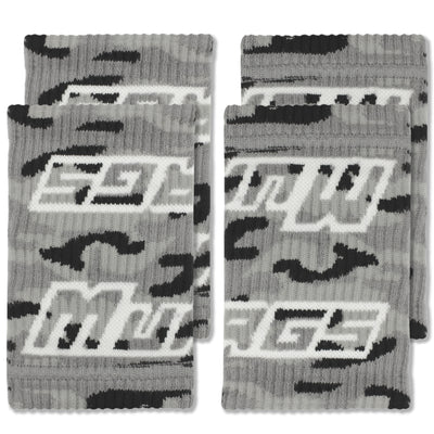 Wristbands - Grey Camo (2 Pairs)