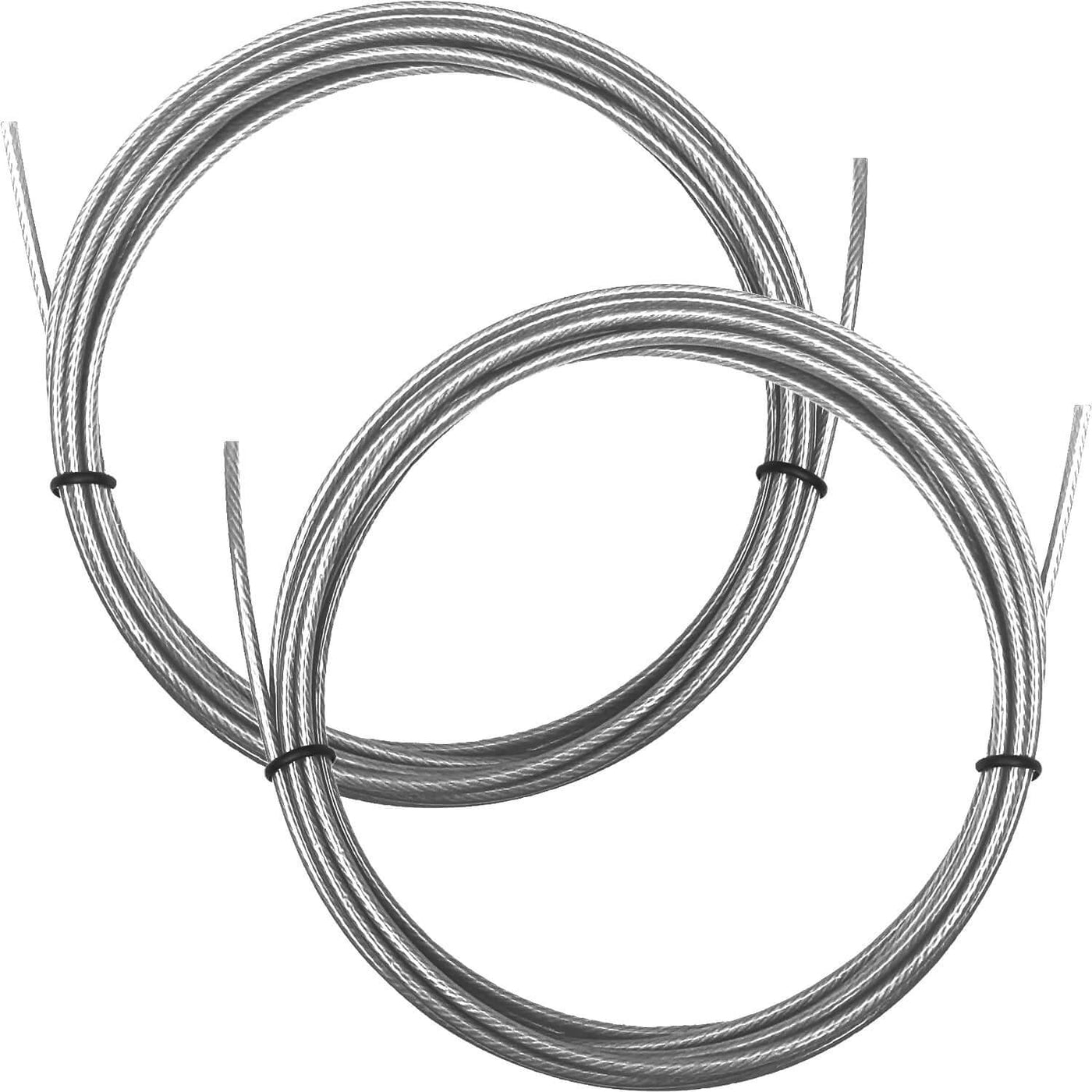 Murgs Replacement Skipping Rope Cable 2.5mm Silver 2 Pack